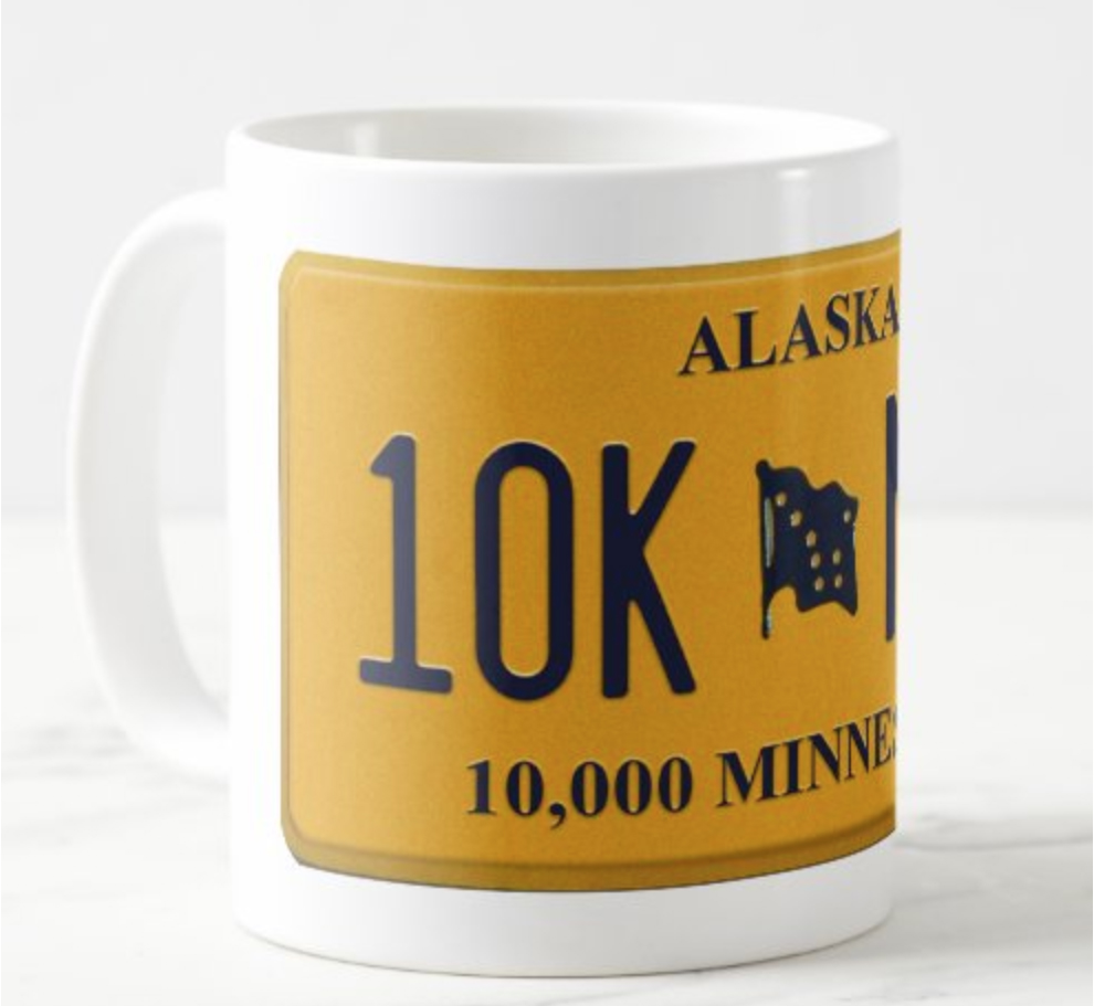 Alaska License Plate mug