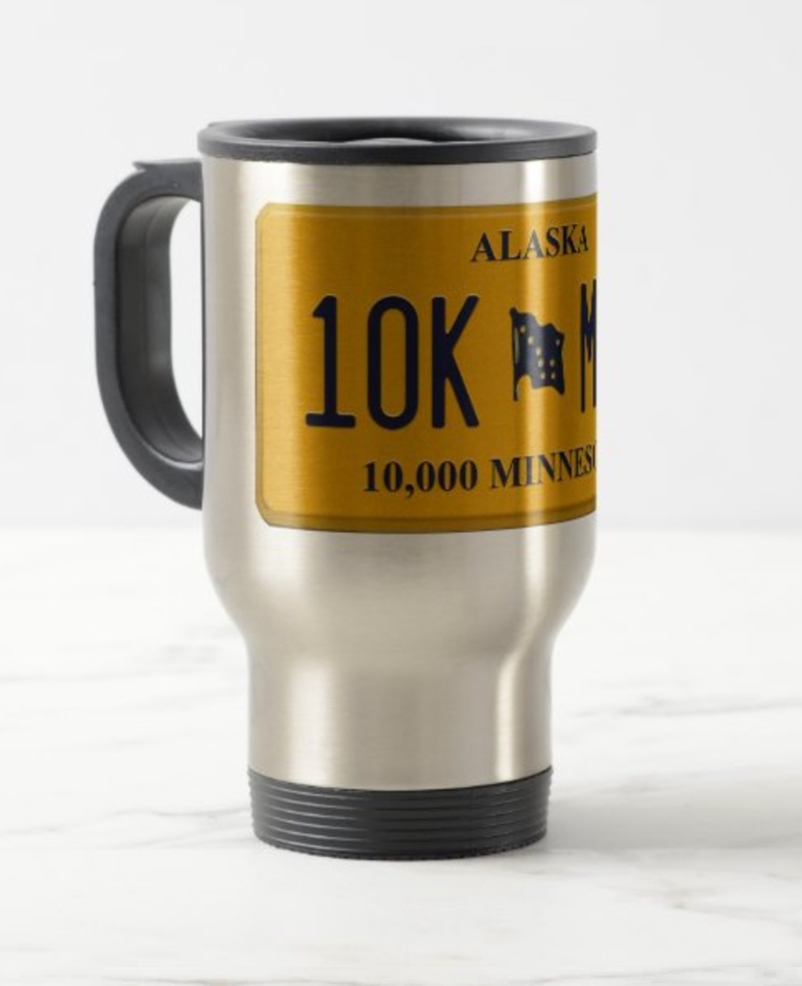 Alaska License Plate mug